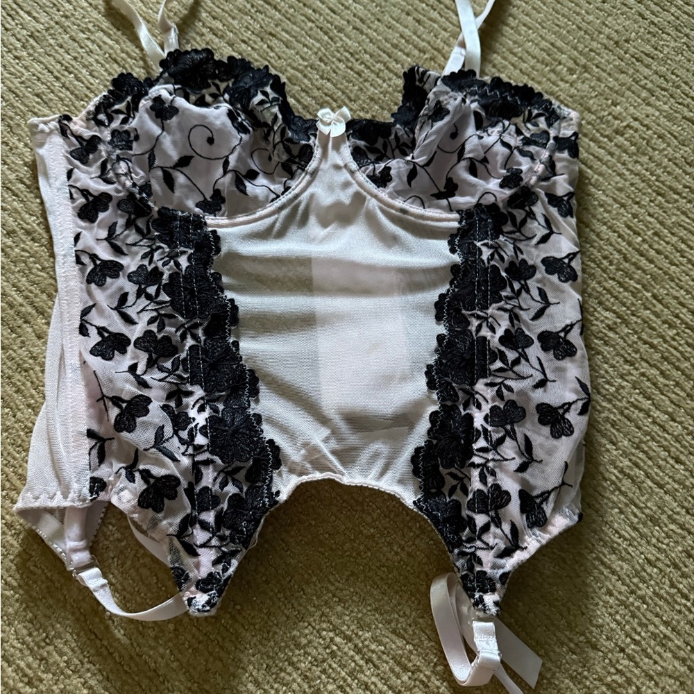vintage euro pink corset